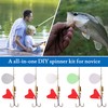 Fishing Lures Making Kit, 231pcs DIY Inline Spinner Bait Making