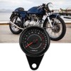 Qiilu Motorcycle Tachometer, Universal Motorcycle Backlight Tachometer, Tachometer, Aluminium Display
