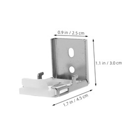 LOLIPPYY Blind Mounting Bracket, Heavy Duty Roller Mounting Hardware, Window Accessories for Various Blinds for Home and Office Window Decoration, Pack of 2