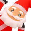 National Tree Company First Traditions Inflatable Waving Cheeky Santa, Includes