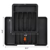 KIFEINHM Houseware Expandable Kitchen Drawer Flatware Organizer,Silverware Organizer Utensil Drawer