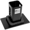 5"x3" American Black Flag Metal Hitch Cover (Fits 2.5" Receiver,