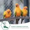 ibasenice Automatic Cockatiel Dispenser - 10PCS Practical Birds Feeders Drinker