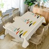 SIEDYCV Colourful Modern Geometric Tablecloth, 54x78 Inch Mid Century Cute