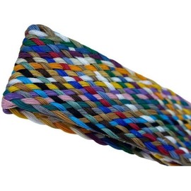 FILMODA Sewing Thread Multicolor Cotton 24 Colours 264 Wave 72cm No.1 Needle