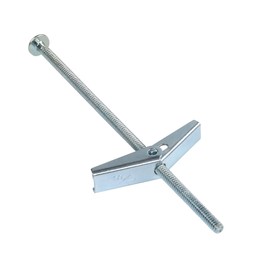 HASWARE Toggle Bolt Zinc Plated Steel and Wing Nut for Hanging Heavy Items on Drywall 1/8 x4 (25 Pack)