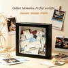 Square Shadow Box,Display Shadow Box with Slot,Featuring