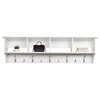 Prepac 60" Contemporary Wall Mounted Coat Rack, Coat Hooks Wall