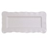 Certified International Perlette Cream Rectangular Platter 19" x 9" Servware,
