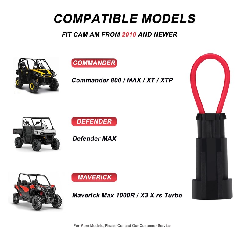 moveland Seat Belt Bypass for 2010 and Up CAN AM,