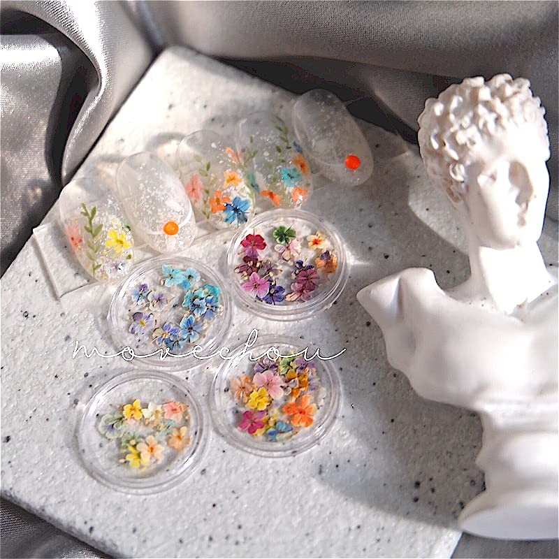 Set of 48 Handmade Mini Pressed Flowers, Dried Flowers, Small,