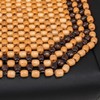 Road Comforts Wood Beaded Seat Cover Back Massage Cushion for