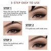 Tattoo Eyebrow Pen, Microblading Fork Tip Brow Pencil, Waterproof, Smudge-Proof,