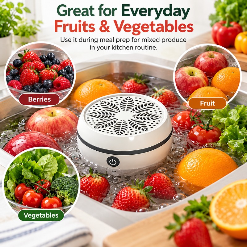 Fruit and Vegetable Washer for Kitchen Use – USB Type-C