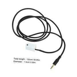 KOMBIUDA Car Radio Aux Cable with Disassembly Tool Compatible with Durable Material for Superior Sound Quality Versatile Audio Adapter for Vehicles and Multiple Devices