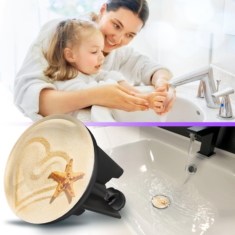 M. ROSENFELD HOME Universal Sink Plug 40 mm with Beach