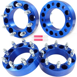 OCPTY 4PCS 8x170 to 8x6.5 Wheel Adapters 2 inch 14x1.5 Studs 125mm Hub Bore Forged Wheel Adapters 8 lug fit for F-350 Super Duty for F-350 for F-250 for Excursion for Escalade