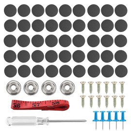 202 Pieces Car Roof Headliner Repair Button Kit, Car Ceiling Fabric Repair Pins with Tool & Tack, Auto Roof Snap Rivets Retainer for Sagging Vehicle Interior Lining Repair Buckle (Black)