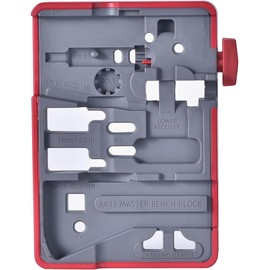 Bench Block with Non-Marring Construction and Multiple Uses for Pistols, Gunsmithing and Maintenance-Rifle Reassemble Assembly Repair Tool Pedestal