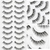 False Eyelashes Natural Lashes Wispy - 12mm Pestañas Postizas Naturales