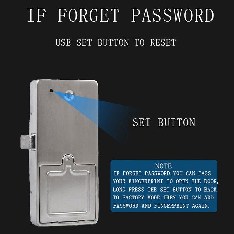 G16 Smart Fingerprint Password Keyless Lock for Drawer Wardrobe Cabinet