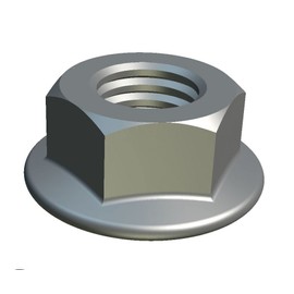 M10 Serrated Flange Nuts, 21.8mm x 15mm A2 Stainless Steel Locknut for Bolts and Screws – Hex Flanged Head Lock Nut Fastener Rust Free Steel DIN 6923 (Pack of 10)