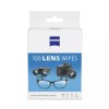 ZEISS Gentle and Thorough Cleaning Eyeglass Lens Cleaner Wipes, 100