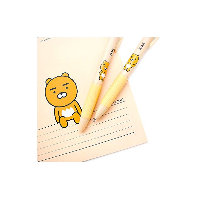 Kakaotalk Kakao Friends 3-in-1 0.7mm Multicolor 3-Colors Ballpoint Pen with