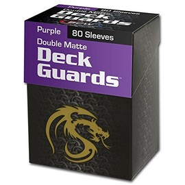 BCW Diversified BCDDGM80PUR Deck Protector - Deck Guard, Matte Purple - 80 Sleeves Per Box