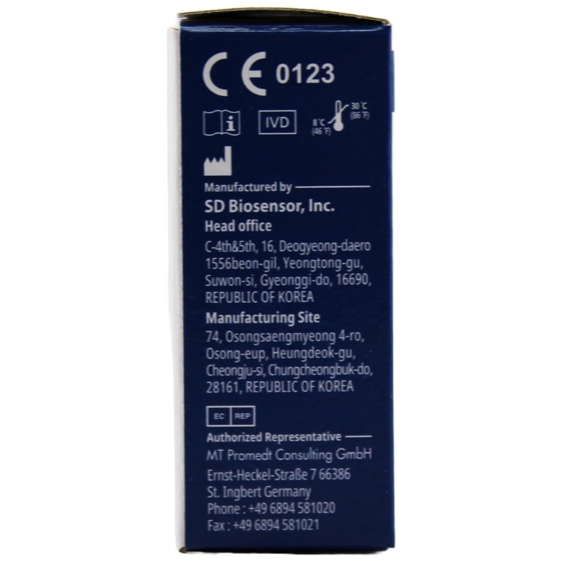 1 x SD Biosensor Blood Glucose Control Solution - Low