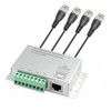 BeElion 4-CH Passive HD Video Balun Transceiver with BNC Cable