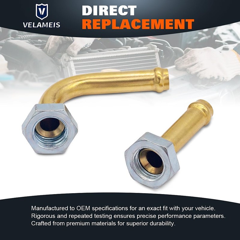 V VELAMEIS Engine Coolant Radiator Line Quick Connector for Nissan