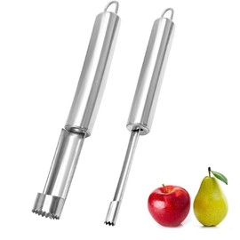 QEDBOJE 2 x Apple Corer and Cherry Corer, Easy Removal of Apple Kernels, Apple Corer, Apple Corer, Apple Corer, for Apples and Pears, Exfoliation, Hawthorn, Cherry