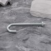 Briny River M10 Hook Bolt J Long Shank Threaded Bolt