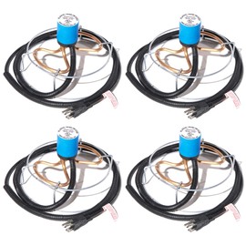 Farm Innovators H-439 1000 Watt Cast Aluminum Submergible Water Tank Deicers with Chew Proof Cords and Self Regulating Thermostats, Silver (4 Pack)