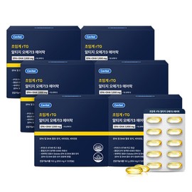 Sevitol Supercritical rTG Omega-3 Airlock 120 Capsules, 6 Sets / 세비톨 초임계 rTG 알티지 오메가3 에어락 120캡슐, 6세트