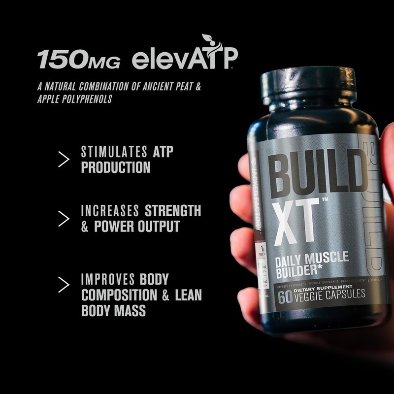 Jacked Factory Build-XT Daily Muscle Builder & Performance Enhancer -