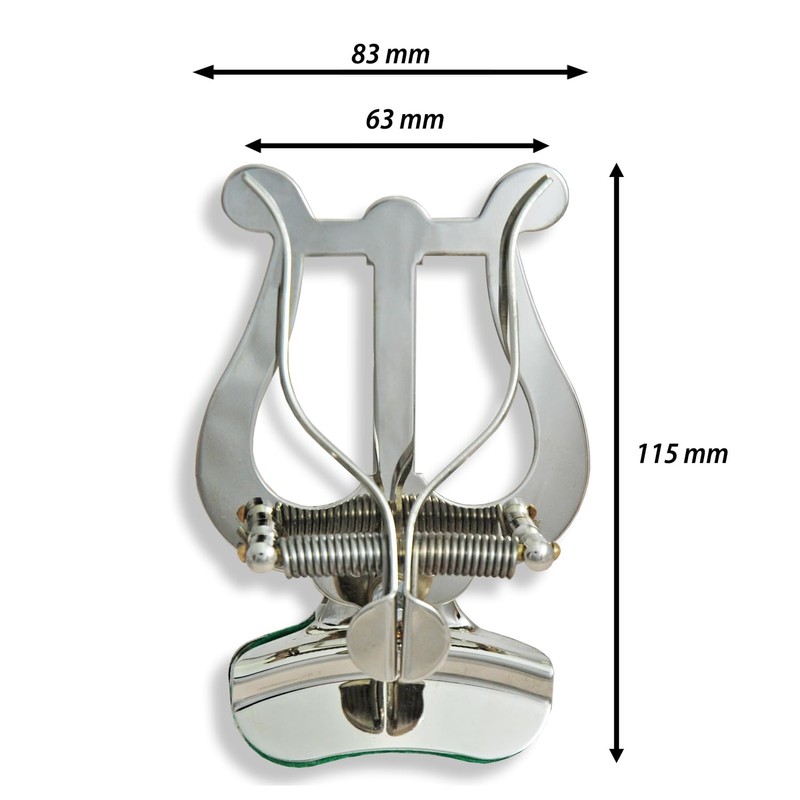 Soundman Marching Lyre (Bell Clamp) for Trumpet, Cornet, Flugelhorn, Lyra