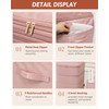 Ultra Space Saving Self Compression Organizers, 2 Pack Double Zipper