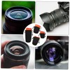 TEHAUX 4Pcs Camera Lens Pouch Set Durable Drawstring Storage Bags