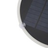 Cryfokt Round Solar Cell Panel, 12V Portable Round Solar Panel