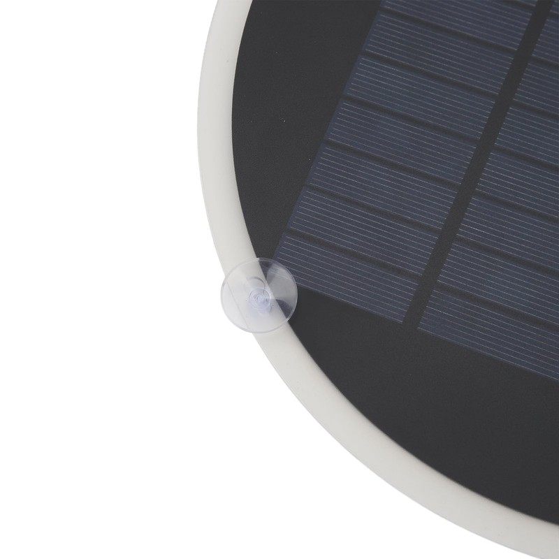 Cryfokt Round Solar Cell Panel, 12V Portable Round Solar Panel