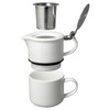 FORLIFE Tea for One with Infuser 14 ounces, White