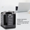 Coin Counter Coin Sorter with Pen Holder Rotatable Piggy Bank