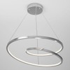 artika Salto 26W LED Modern Pendant Light Fixture, Chrome Finish