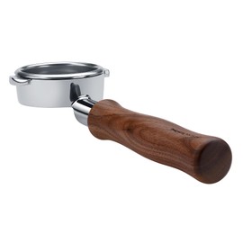 Normcore 58mm Naked Portafilter Compatible with all La Marzocco Home Espresso Machines, Bottomless Espresso Portafilter with 18g Basket, Genuine American Walnut Handle