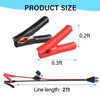 ZHOFONET 10AWG EC5 Jump Starter Cable with Battery Clamps,12V Alligator