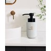 11.5 Oz Foaming Soap Dispenser for Bathroom,Kitchen Foam Soap Dispenser,Refillable