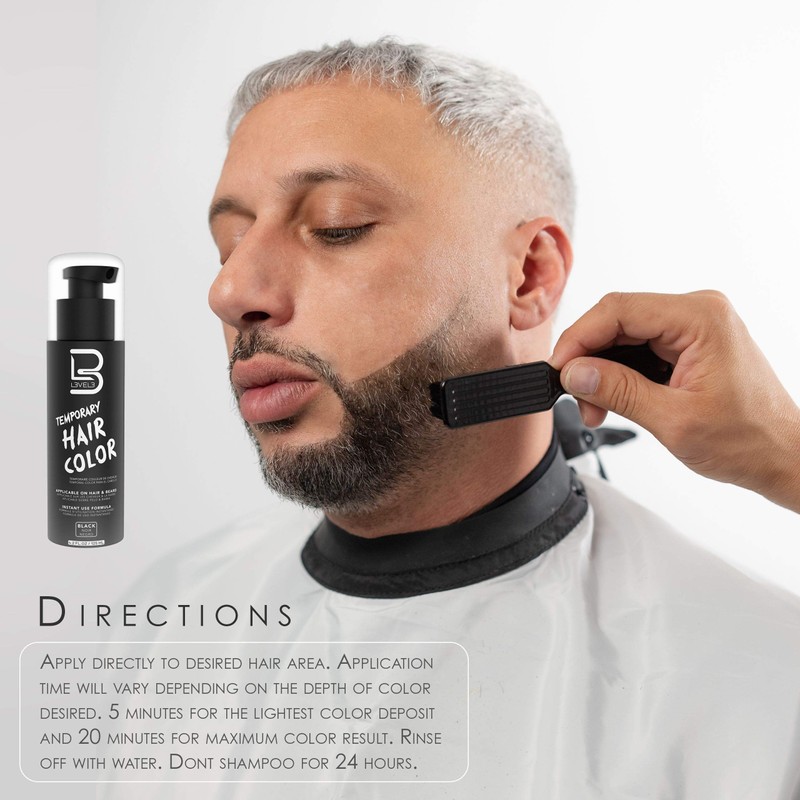 L3 - Temporary Beard Color - Full Beard in Minutes