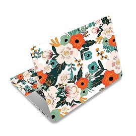 HEABPY Laptop Skin Sticker Decal,12" 13" 13.3" 14" 15" 15.4" 15.6 inch Laptop Skin Sticker Cover Art Decal Protector Notebook PC (Flowers)